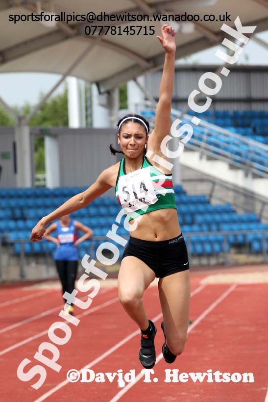 Womens  senior triple jump, Northern Senior and Under-20s Track and Field Champs., Manchester. Photo: David T. Hewitson/Sports for All Pics